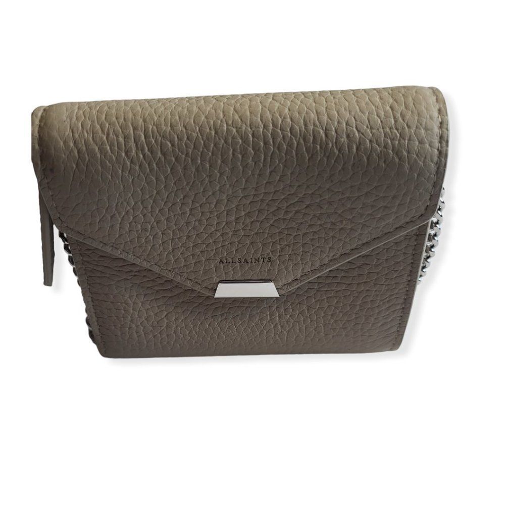 All Saints Leather Chain-Link Mini Bag NWT